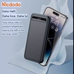 McDodo 10000mAh Dijital Ekranlı Power bank