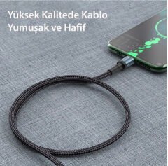 Yesido CA79 60W Çift Taraflı Type-C Şarj Kablosu 2M