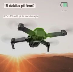 E88 Pro 4K HD Kamera Drone – Katlanabilir ve Taşınabilir Hava Çekim Cihazı